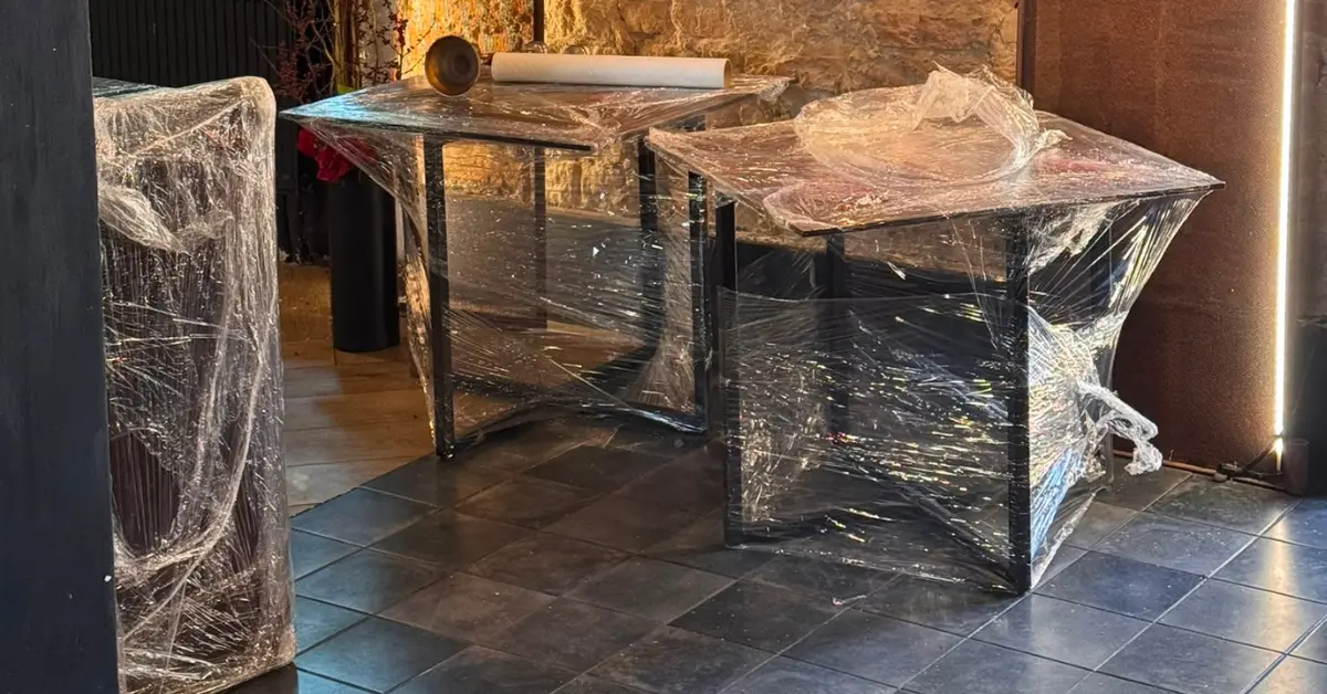 Apsaugoti baldai ir buitinė technika prieš pervežimą